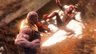 Avengers Infinity War Clip  SpiderMan vs Thanos Fight 2018 [upl. by Goddord2]