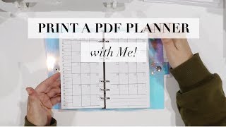 How to Print  Bind a PDF Print on Demand Planner [upl. by Yuu]