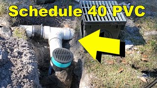 Is Schedule 40 PVC the Right Pipe for Downspout Drain [upl. by Lubin66]