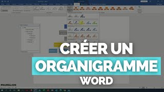 ✅ Comment Créer un ORGANIGRAMME avec WORD en 5 minutes  TUTORIEL [upl. by Anaehr18]