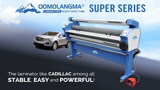 Qomolangma Fullauto Wide Format Cold Laminator with Heat Assisted [upl. by Hilde]