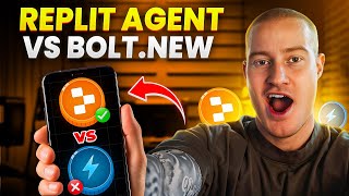 Replit Agent VS Boltnew Build a SaaS with AI in minutes [upl. by Bertie]