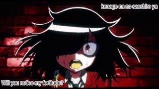 Watamote  Opening TV Size ENRomaji lyrics [upl. by Airres116]