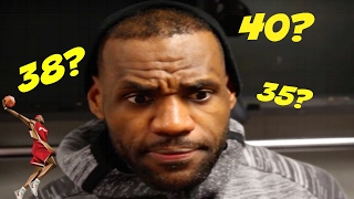 What age will Lebron James retire [upl. by Amolap]