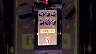 Friedman BEOD friedmanamps guitar distortionpedal overdrive metal seymourduncan shorts [upl. by Adnowat184]