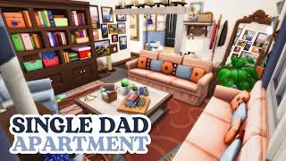 Single Dad Apartment  The Sims 4 Speed Build [upl. by Mendive]