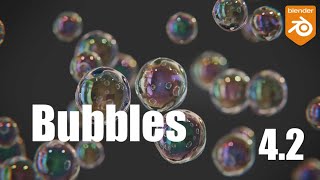 Bubbles are EASY in blender 42 [upl. by Beutner]