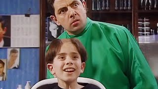 When you go to a cheap barber  Mr Bean Live Action  Full Episodes  Mr Bean [upl. by Atiuqihc]