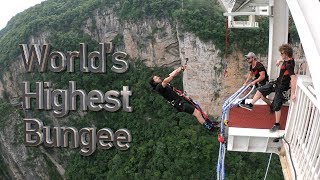 Do you dare to go on the worlds highest bungee jump [upl. by Erdrich]