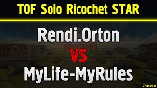 MyLifeMyRules vs RendiOrton TOF Solo Ricochet 27092016 [upl. by Truscott]