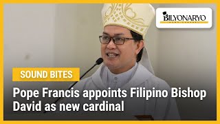 Pope Francis appoints Filipino Bishop David as new cardinal [upl. by Stanfill]