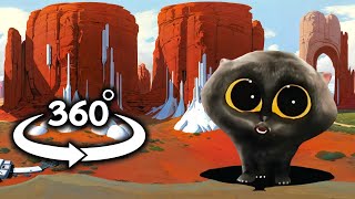 KITTEN KITTEN Scatman cat dance But Its 360 VR Video [upl. by Sisson606]