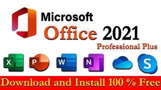 How Download And Install MS Office 2021 with Activation Key For Free  MS Word  Power Point  Excel [upl. by Olympie]