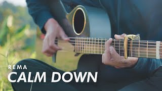 calm down  Rema  fingerstyle guitar cover🎸 [upl. by Gabie]