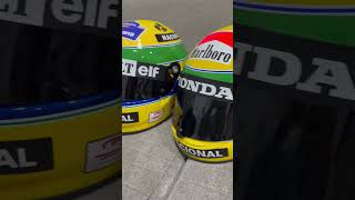 SET OF AYRTON SENNA FORMULA 1 HELMETS  11 HELMET [upl. by Schifra362]