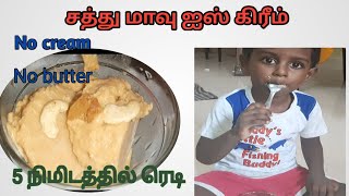 வீட்டில் உள்ள பொருட்களை வைத்து சத்து மாவு ஐஸ் கிரீம்Sathu Maavu ice cream [upl. by Ithnan]