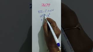 Beautiful Exponent Maths  ଗଣିତ  maths mathstricks exam viralshort shorts [upl. by Ianthe]