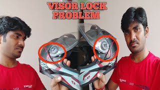 Steelbird SB17 Robot helmet visor lock problem solve only I screw tite [upl. by Bonucci]