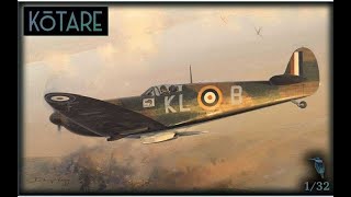 Kôtare 132 Spitfire Mk1a in box review [upl. by Evalyn]