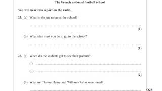 French Listening Practice GCSE Question 5 [upl. by Edrei684]