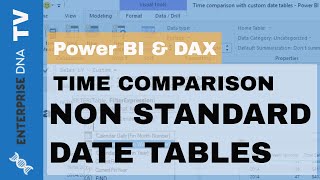 Compare Time Periods With Non Standard Date Tables  DAX amp Power BI [upl. by Elfont]