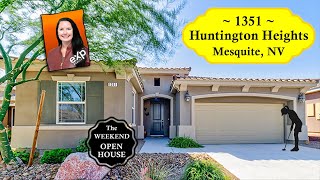 Home Tour  1351 Huntington Hts  Mesquite Nevada  Home for Sale [upl. by Adnilreb72]