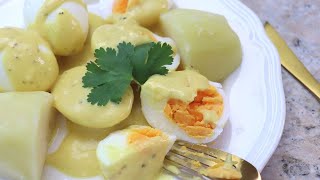 Budget Friendly Dinner  Senfeier  German Eggs in Mustard Sauce [upl. by Kerred]