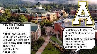 APP STATE UNIVERSITY TOUR WHY THOSE CHOSE APP STATE RELATIONSHIP WITH TEACHERS CAMPUS DIVERSITY [upl. by Arag]