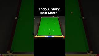 Zhao Xintong TOP Super Snooker Shots snooker snookermoments [upl. by Letsyrc480]