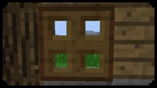 ✔ Minecraft How to use Trapdoors as Windows [upl. by Bartko]