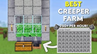 NEW 121 CREEPER GUNPOWDER Farm In Minecraft Bedrock Edition WindowsMCPEPS4 [upl. by Atnuahc]