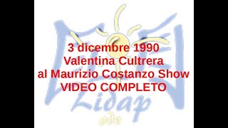 Valentina Cultrera al MCS 3dic90 VIDEO COMPLETO [upl. by Cerallua]