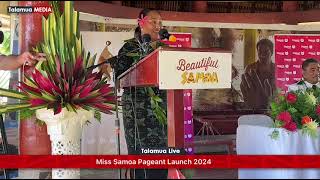 Official Luanch Digicel Miss Samoa Pageant 2024 [upl. by Blanchard]