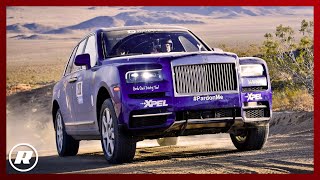 DESERT RACE Off roading in a Rolls Royce Cullinan [upl. by Enilrae]