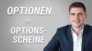 Optionen vs Optionsscheine  Das MUSST du wissen [upl. by Aihsad]