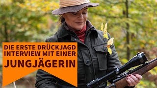 Drückjagd 2018 Premiere für Martina eine Jungjägerin mit KampK Premium Jagd in SachsenAnhalt [upl. by Dlorej8]