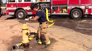 Skill Drill 141 Opening a Fire Hydrant [upl. by Marita]