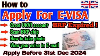 How To Apply EVISA  BRP EXPIRED Complete Process [upl. by Adniuqal]