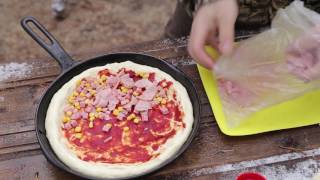 Campfire Cooking Pizza [upl. by Pironi]