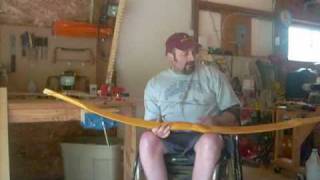 Osage Bow From Scratch Part 14 Finishing the bow [upl. by Akirahc817]