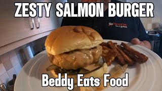 ZESTY SALMON BURGER [upl. by Ablem]