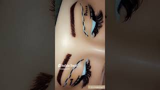 Mini tutorial de maquillaje Delineado grafico con tu nombre  Paso a Paso  PRINCIPIANTES [upl. by Bashee]