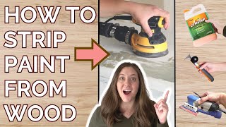 How To Strip Paint From Wood [upl. by Doe]