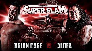 QPW SuperSlam Alofa VS Brian Cage Sting appearance [upl. by Brigham]