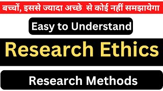 Research Ethics Research Methods MA English Literature Semester 3 [upl. by Tades46]