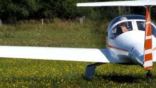 Dimona H36 Start mit Gast erster Mitflug [upl. by Zohar]