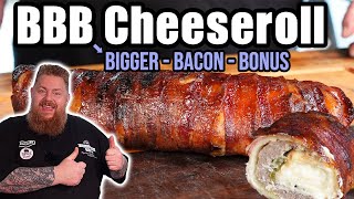 BBB Cheeseroll  Bigger Bacon Bonus Hackfleisch  Mega lecker  BBQ amp Grillen für jedermann [upl. by Inavoj]