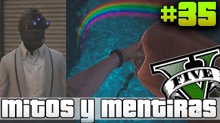 GTA V  Mitos y Mentiras 35  Vision Nocturna NO Sirve Arcoiris en la alberca [upl. by Yspyg137]