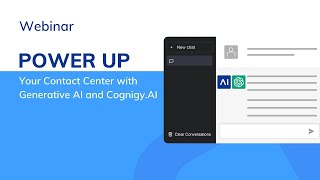 Impact of ChatGPT on Conversational AI POWER UP Contact Centers with Generative AI and CognigyAI [upl. by Karlan686]