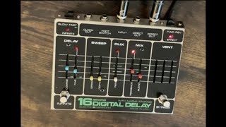 Mike Baggettas NonDemo of ElectroHarmonix 16 Second Digital Delay original [upl. by Kathleen300]